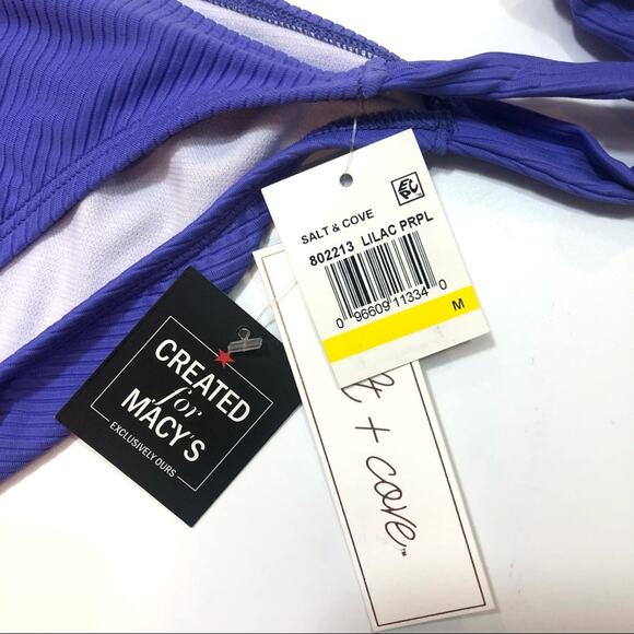 Salt + Cove Juniors Hipster Ribbed Swim Bottom - Picture 4 of 7